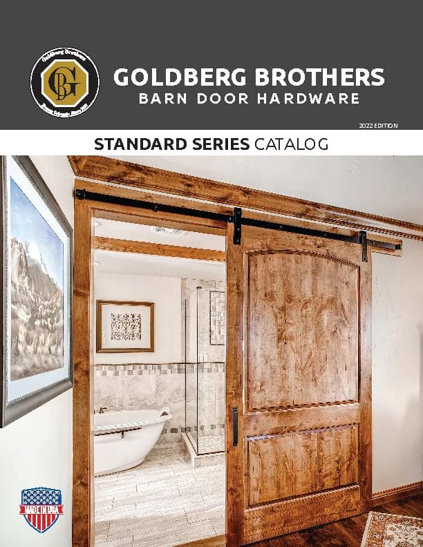 Goldberg Brothers Standard Series barn door hardware catalog (2020 online edition)
