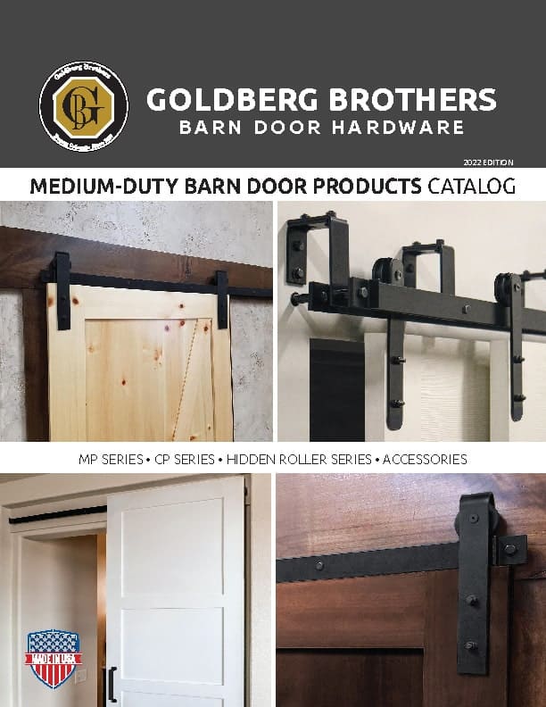 Goldberg Brothers Medium-Duty barn door hardware catalog (online edition)