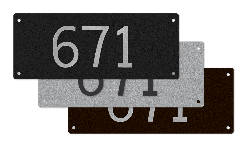 Goldberg Brothers apartment number signs